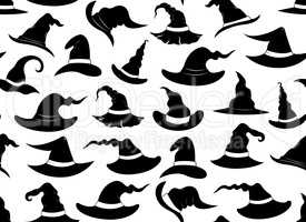 Seamless witch hats