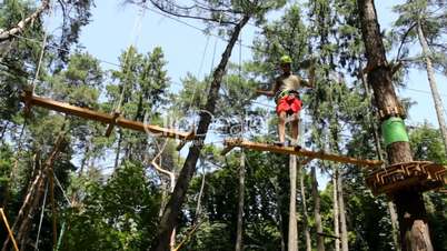 Man in Adventure Park