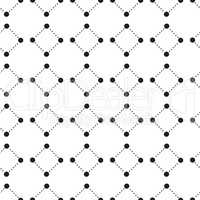 seamless pattern. Modern stylish texture. Repeating geometric tiles with dotted rhombus