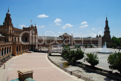 Seville (Spain): Plaza de España