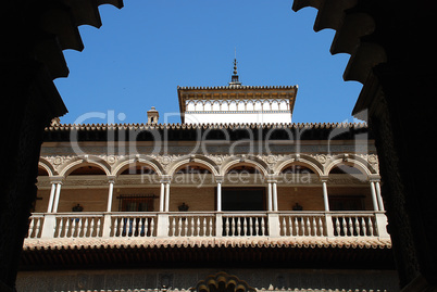 Courtyard of the Maidens in the Alcázar of Seville