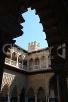 Courtyard of the Maidens in the Alcázar of Seville