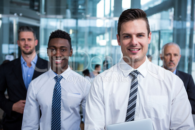 Portrait of businessmen in office