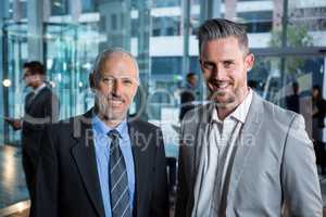 Portrait of smiling businessmen