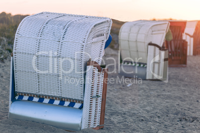 Strandkörbe an der Ostsee