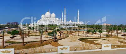 Scheich Zayid Moschee in Abu Dhabi Vereinigte Arabische Emirate