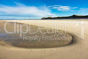 Strand an der Nordseeküste auf der Insel Amrum