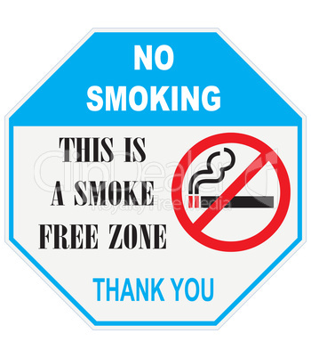 This is smoke free zone