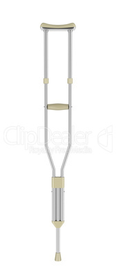 Crutch isolated on white