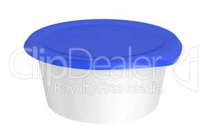 Round plastic packaging