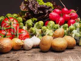 Bio Gemüse und Salat
