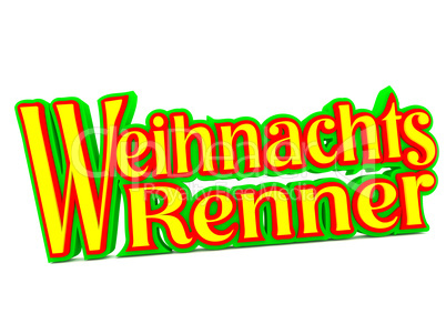 Weihnachtsrenner, 3d rendering