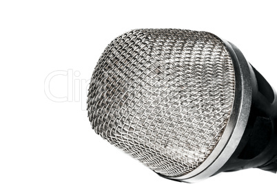 The head of the microphone