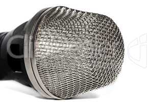 The head of the microphone