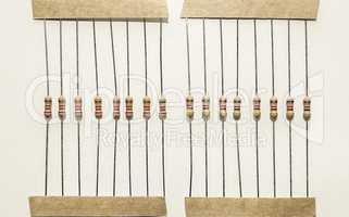 Vintage looking Passive resistor