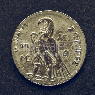 Vintage Greek coin