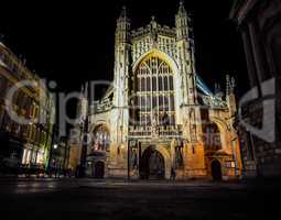 HDR Bath Abbey in Bath