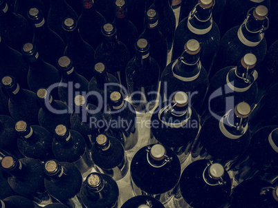 Vintage looking Wine bottles