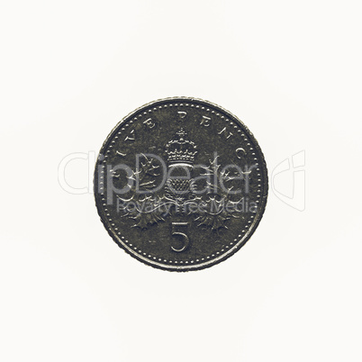 Vintage Coin isolated