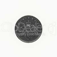 Vintage Coin isolated