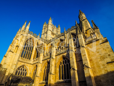 HDR Bath Abbey in Bath