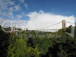 Clifton Suspension Bridge in Bristol