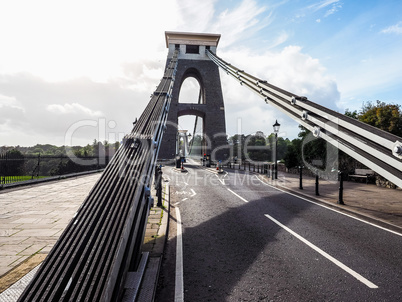 HDR Clifton Suspension Bridge in Bristol