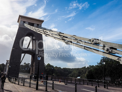 HDR Clifton Suspension Bridge in Bristol