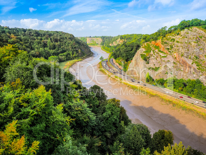 HDR River Avon Gorge in Bristol