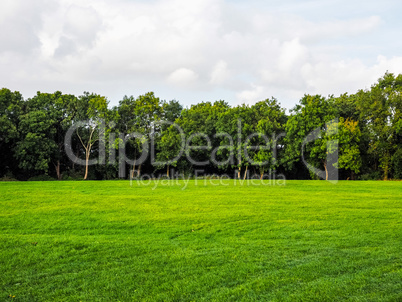 HDR Large urban park