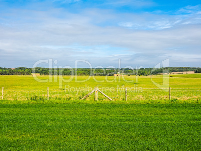 HDR English country panorama in Salisbury