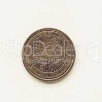 Vintage German 2 cent coin
