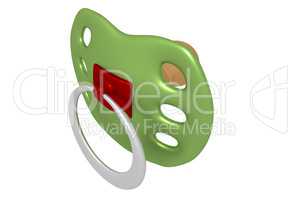 Baby pacifier, 3d illustration
