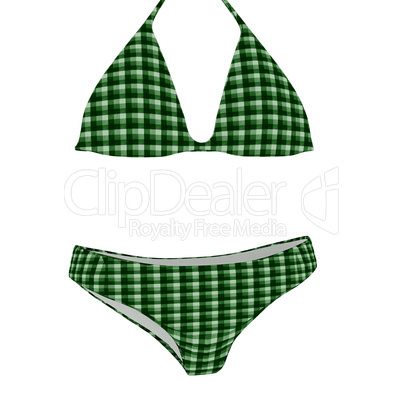 Bikini, 3D Illustration