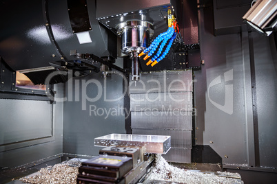 Metalworking CNC milling machine.