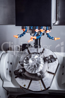 Metalworking CNC milling machine.