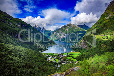 Geiranger fjord, Norway.