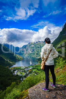 Geiranger fjord, Norway.