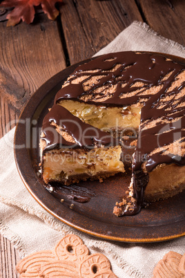 chocolate cheesecake