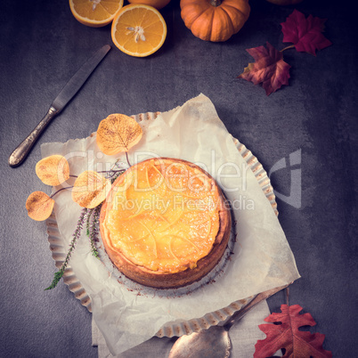 pumpkin cheese cake