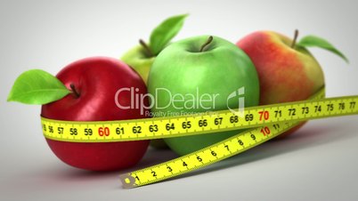 Apples with a Measuring Tape