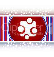 Abstract glossy web button icon,