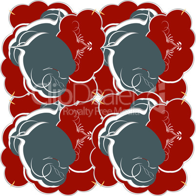 Decoration vintage element. Floral style. Decoration vintage element. Floral style.