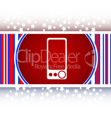 multimedia smartphone icon, button, graphic design element