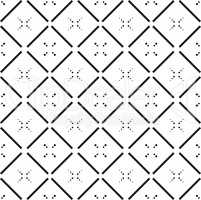 seamless pattern. Modern stylish texture. Repeating geometric tiles with dotted rhombus