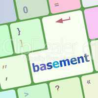 basement message on enter key of keyboard