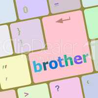 brother word on keyboard key