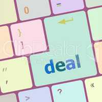 deal button on keyboard with soft focus