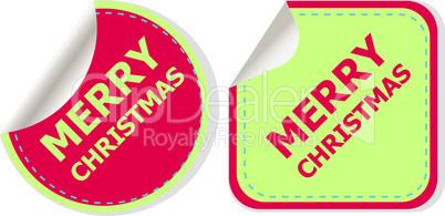 Merry christmas web icon. creative concept vector background for Web and Mobile Applications, Happy New Year. Holiday infographic, page, banner.