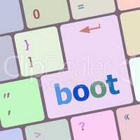 boot button on computer pc keyboard key